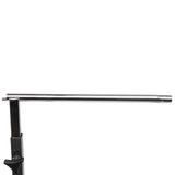 Multifunctional Adjustable Bedside Table MDF/Iron/4 Wheels With Brake, Dark Wood Grain Color 75239627