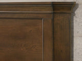 Maderne Traditional Wood Panel 6 pieces Queen Bed set with Dresser, Mirror, Two Nightstands, Chest T2574P204905