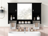 35'' x 28'' Modern Wall Mounted Bathroom Storage Cabinet, Bathroom Wall Cabinet with Mirror, N710P236929B