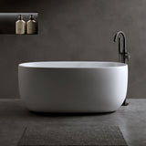 47'' Independent solid surface resin stone bathtub, a modern designed independent bathtub with W2753P191219