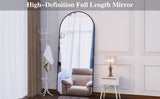 Arch Full Length Mirror 71"32" Big Full Body Mirror for Bedroom Oversized Floor Mirror Large W708P297677