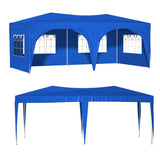 ZNTS 10'x20' Pop Up Canopy Tent with 6 Sidewalls, Ez Pop Up Outdoor Canopy for Parties, Waterproof W2505P151707