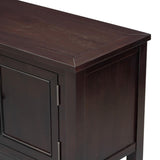 Cambridge Series Ample Storage Vintage Console Table with Four Small Drawers and Bottom Shelf for 41041948