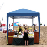 2 x 2m Practical Waterproof Right-Angle Folding Tent Blue 71010202