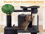 52" Tall Cat Tree Tower with Perches & Condos, Multi-Cat Playground with Scratching Posts 73738859