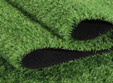 6ft x 10ft Artificial Turf 0.6"Mat with Drainage Holes. Fake Grass with Rubber Backing, 07961891