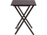 Modern Solid Wood Folding Tray Tables, Set of 2, Walnut 00568857