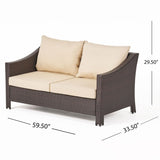 ANTIBES LOVESEAT & TABLE 57088.00SET