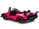 Lamborghini Poison Small Dual Drive 12V 4.5AH with 2.4G Remote Control Sports Car Pink 61417908