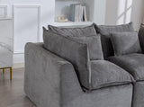 74.8" Width Cloud Couch Oversized Modular Sectional Sofa True Relax Comfy Couches Wide&Deep Seat W2530P458025