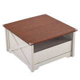 ZNTS Lift Top Coffee Table, Ergonomic Rising Table with Hidden Compartment, Dining Table with Storage 58519229