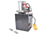 DC 12V Electric Hydraulic Pump, 15 Quart Double-Acting Power Unit for Dump Trucks 61365527