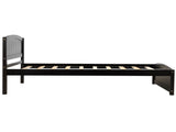Wood Platform Bed with Headboard,Footboard and Wood Slat Support, Espresso WF190781AAP