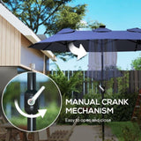 Outdoor beach umbrella/Double-Sided Market Umbrella 57026062