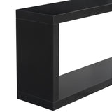 U_STYLE Modern Minimalist Entrance Table, Square Shaped Fashion Design, Easy to Assemble, Suitable N711P245613B