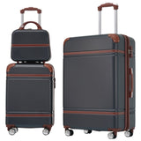 Hardshell Luggage Sets 3 Pieces 20"28" Luggages and Cosmetic Case Spinner Suitcase with TSA Lock N732P171585B