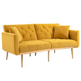 ZNTS COOLMORE Velvet Sofa , Accent sofa .loveseat sofa with metal feet W153966992