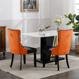 ZNTS Furniture,Modern, High-end Tufted Solid Wood Contemporary PU and Velvet Upholstered Dining Chair 55553584