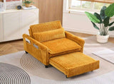 orange comfortable chair for Small apartment Bedroom space Balcony Small sofa bed Lazy Small sofa W6295P549833