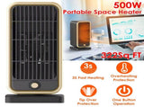 Indoor Portable Ceramic Space Heater, Ceramic Space Heater, Overheat & TipOver Auto ShutOff, 69482769