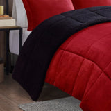 King Plush to Sherpa Down Alternative Comforter Set B035100472