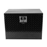 24 Inch Aluminum Stripes Plated Tool Box Pick Up Truck Bed RV Trailer Toolbox Waterproof Square W1239123720