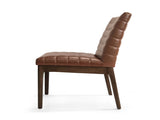 Upholstered Dining Chairs With Rubber Legs ,Light Brown 73471.00PUCOGN
