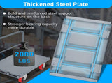 Steel Panel Truck, Heavy Duty Drywall Cart Lumber Cart Platform Truck Flat Cart, 2000lbs, 6" Swivel W1422P208629