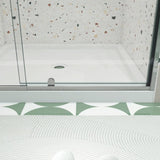 32-36" W x 72" H Piovt Swing Glass Shower Door,Pivot Frame Sliding Shower Door with 1/4" Clear W2122P298103