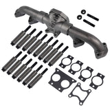 Complete Exhaust Manifold With Mounting Kit Replacement for Cummins ISX CM570 3680650 New 57747812