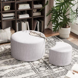 Upholstered Nesting Coffee Tables , Side Table, Footrest, Ottoman & Seat for Living Room W1435P163393