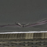 Outdoor Storage Box, 113 Gallon Wicker Patio Deck Boxes with Lid, Outdoor Cushion Storage for Kids W329138976