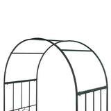 ZNTS Arc Roof Wrought Iron Arch Plant Climbing Frame 00152539