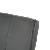 Modern PU seat dining chair Living room chair Upholstered chair, gold-plated metal legs design, W210P226025