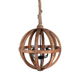 4 - Light Wood Chandelier, Hanging Light Fixture with Adjustable Chain for Kitchen Dining Room Foyer W2078138926