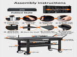 Outdoor Grill Cart Foldable Grill Table W1612P462879