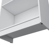 ZNTS White Tier Storage Shelves Bookcase B062P175156