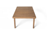 69" Acacia Wood Outdoor Dining Table with Slatted Top, 300 lbs Weight Capacity, Ideal for Patio & N779P234500B