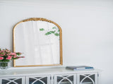 28"x53" Wood Floor Mirror, Full Body Mirror Dressing Make up Mirror for Bathroom Bedroom Living Room W2078126742
