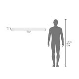 Greer Floating Shelf in Melamine x2, Grey B128P245006