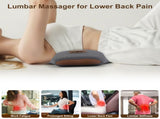 2 In 1 Massager Pillow This ergonomic lumbar support pillow integrates vibration massage and heat 49140638
