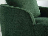 30.3"W Boucle Upholstered Swivel Accent Barrel Chair and Comfy Round Accent Single Sofa Chair, 360 W3188P400933
