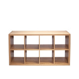 ZNTS 8-Cube Organizer Storage with Opened Back Shelves,2 X 4 Cube Bookcase Book Shleves for Home, Office 88496924