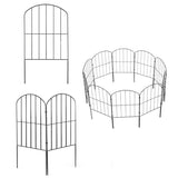 Decorative Garden Fence Fencing 10 Pack, 12.59 Width 23.93 Length Rustproof Metal Wire Panel 59722959