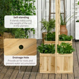 ZNTS Wooden Planter Box 36198049