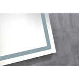 26*38 LED Lighted Bathroom Wall Mounted Mirror with High LumenAnti-Fog Separately ControlDimmer W928P151733
