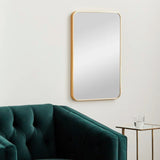 ZNTS Gold 24 "x32" Rectangular Bathroom Wall Mirror W1327104860