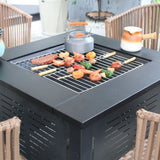 Grill over stove tea cooking furniture Table Brazier stove heater Square outdoor smokeless grill 73359223