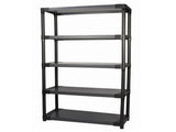 36" Plastic Resin 5-tier Shelving Unit 1,000 lbs Total Capacity 88745972