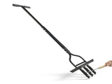 43in Lawn Aerator Garden Tool with Soil Core Tray, Manual Grass Plug Aerators & A Cleaning Tool, 55740935